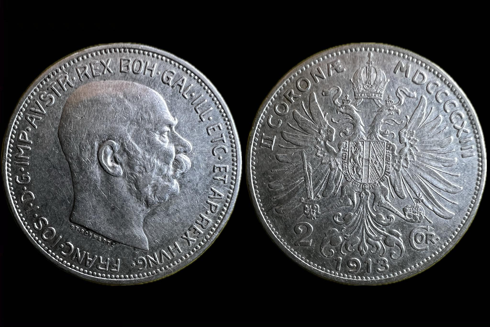 Franz Joseph 2 Corona (1913) KM2821 