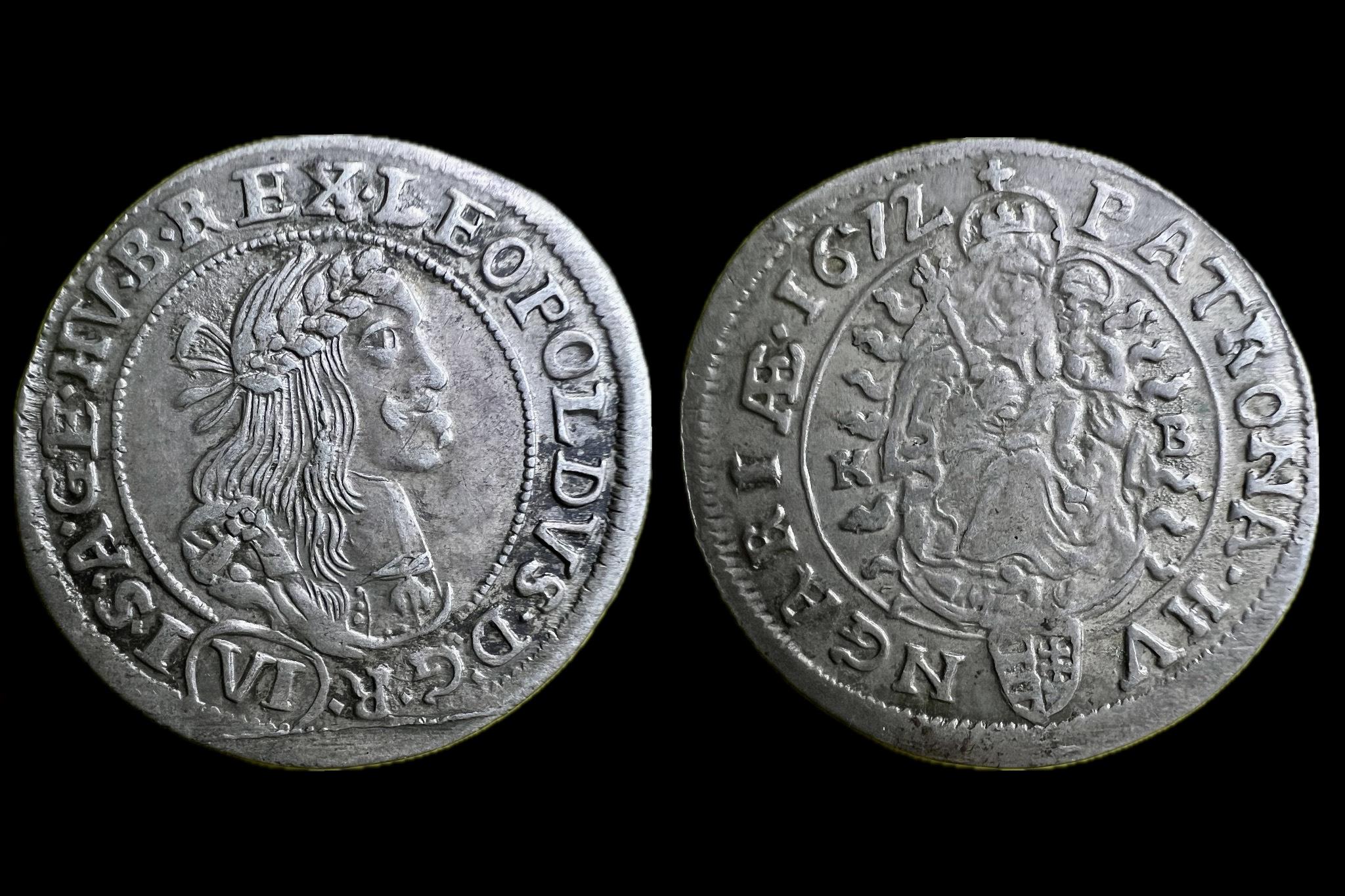 I. Lipót VI Krajcár (1672)K-B Éh-1072 