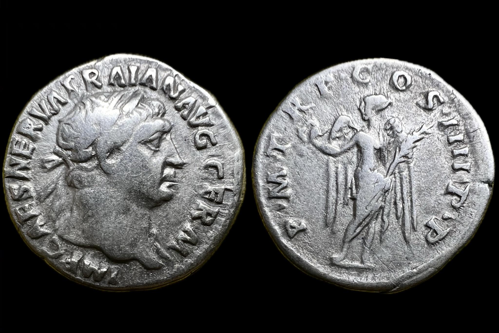 Traian Victoria (98-117) Roma dénár RIC 58 