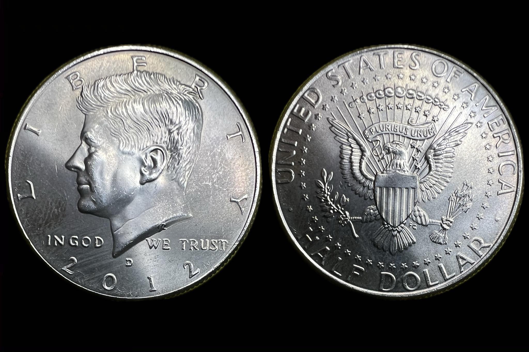 Kennedy half dollar UNC (2012)D