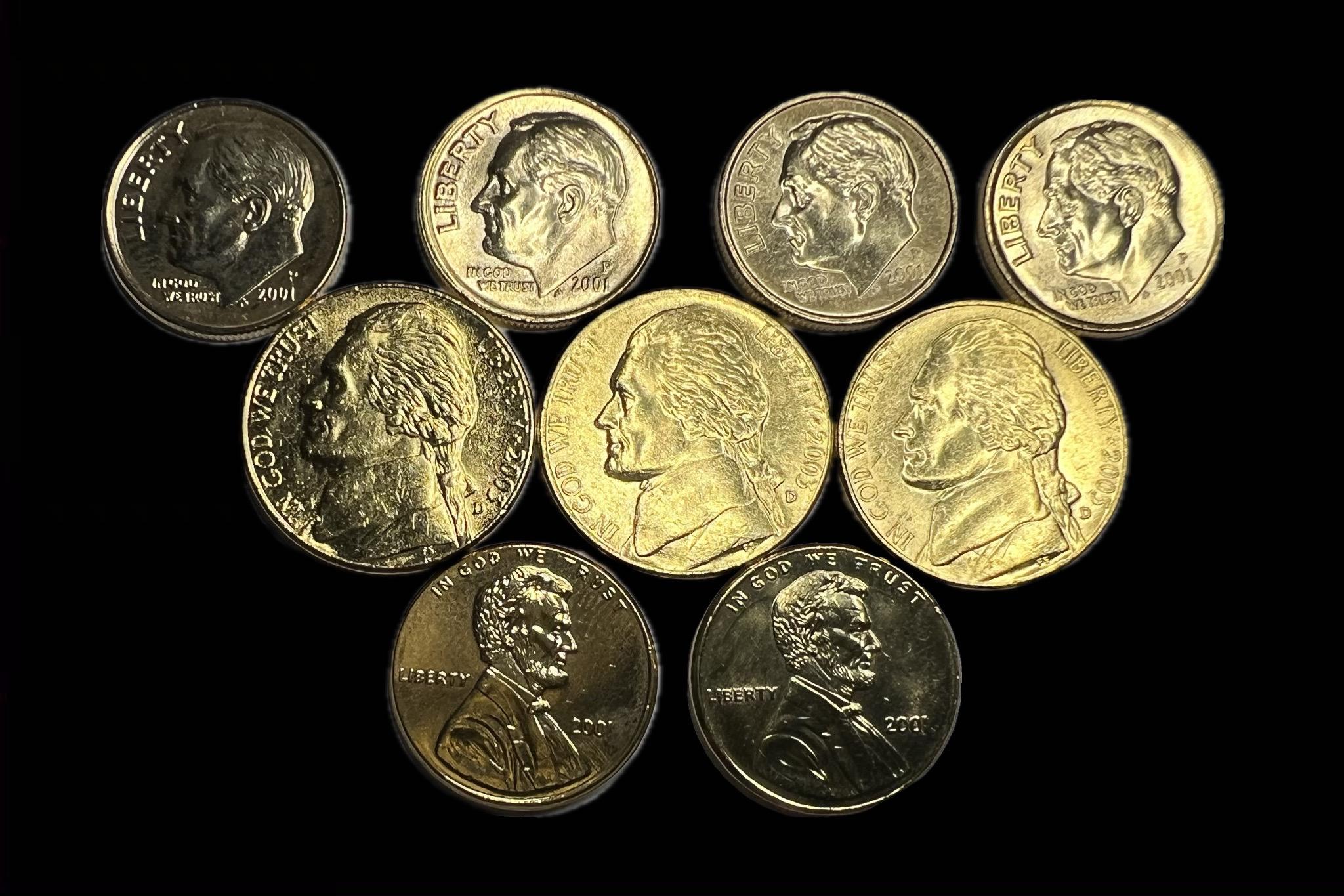 USA Aranyozott cent lot 