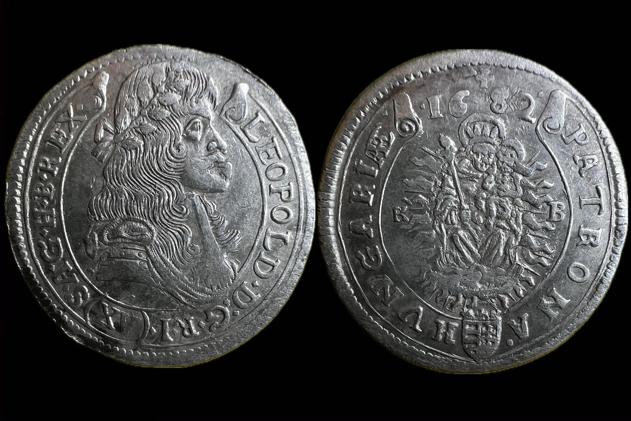 I. Lipót XV. Krajcár (1682) K-B Éh-1060 