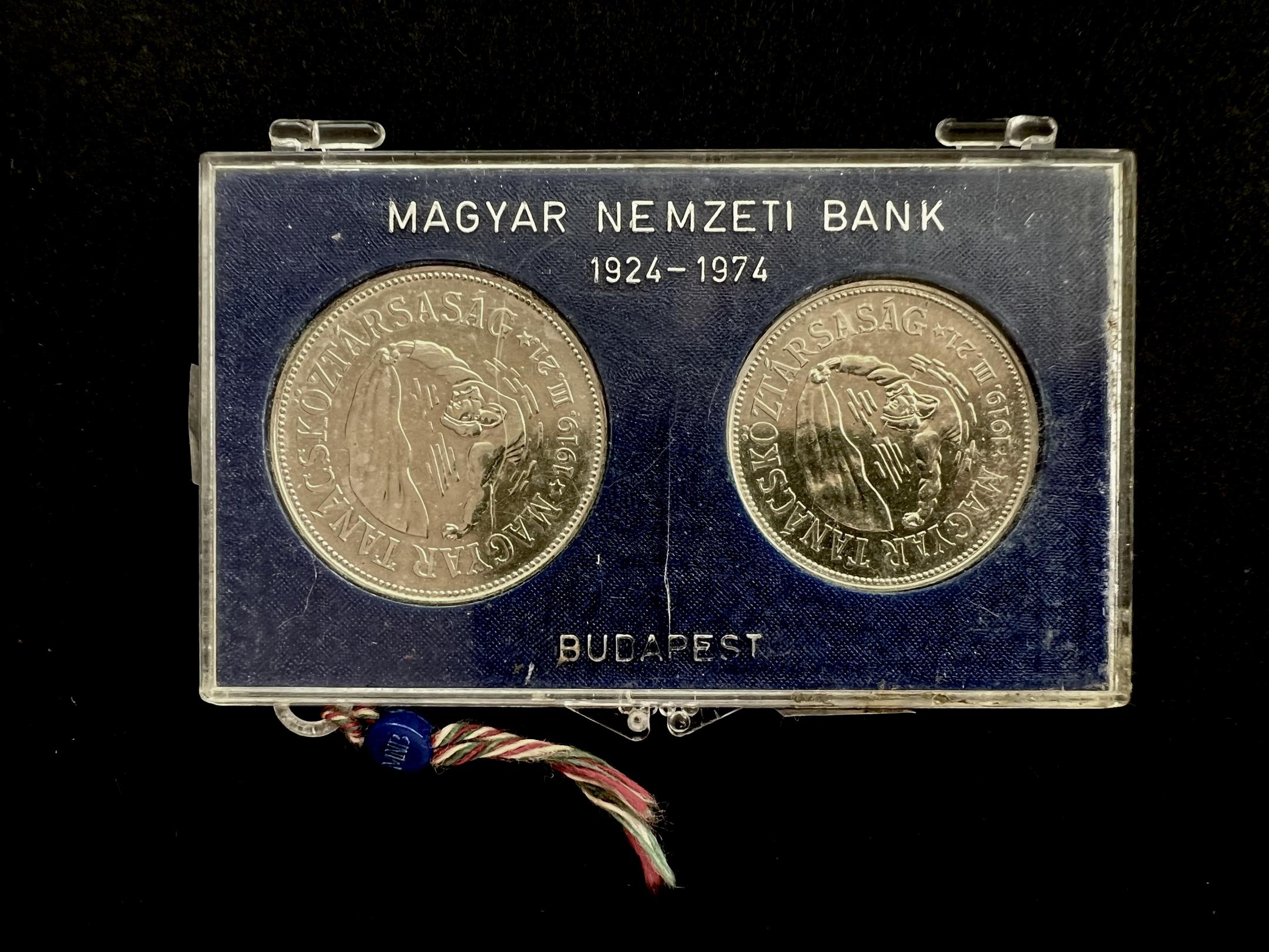 Tanácsköztársaság 100 Ft 50 Ft 1969 dísztokban BU 
