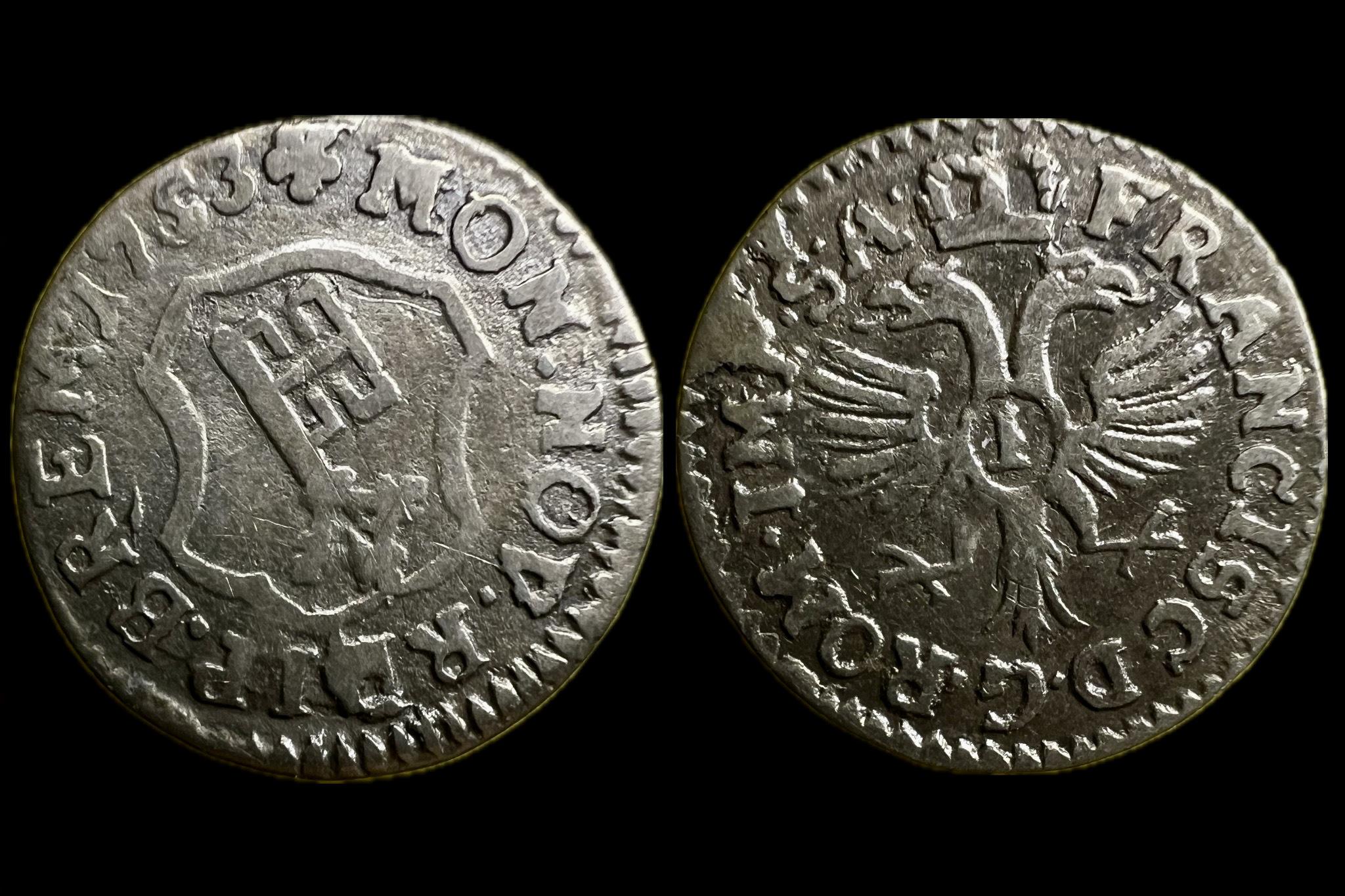 Bréma városi pénz 1 Groten (1753) KM212 