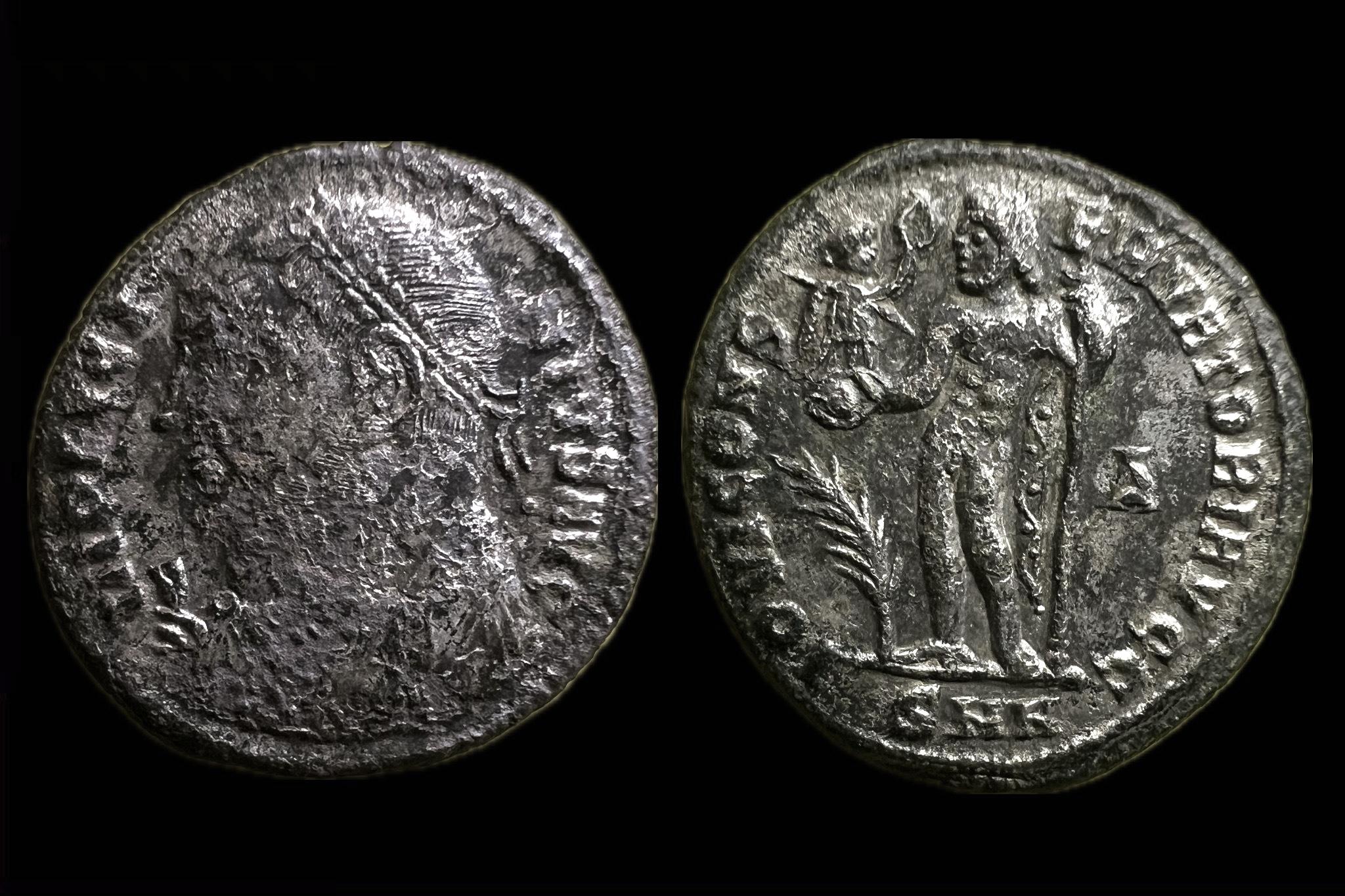 Constantinus Chlorus Follis (i.sz.317-320) Cyzicus RIC VII 8