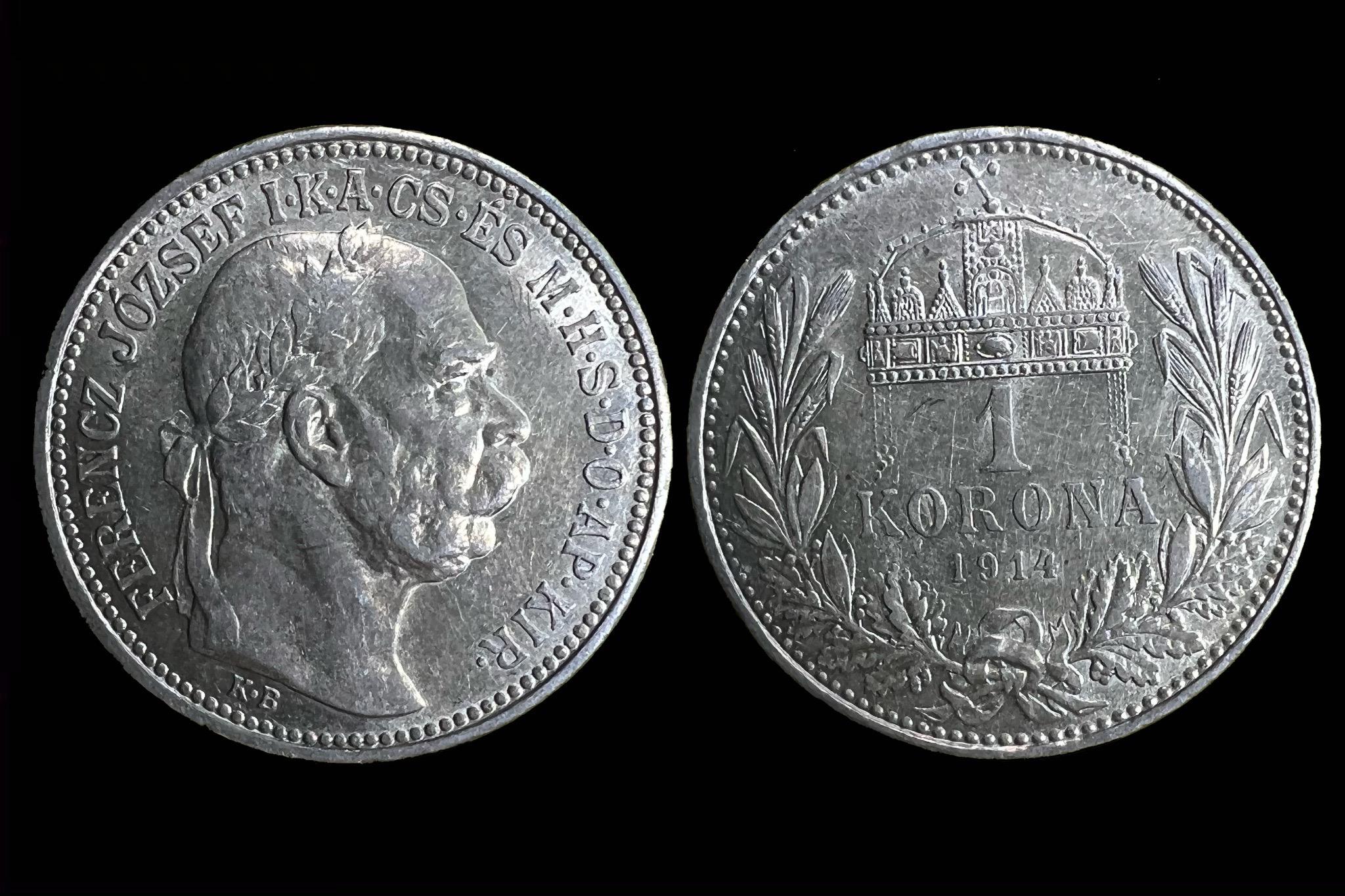 Ferenc József 1 Korona (1914) 