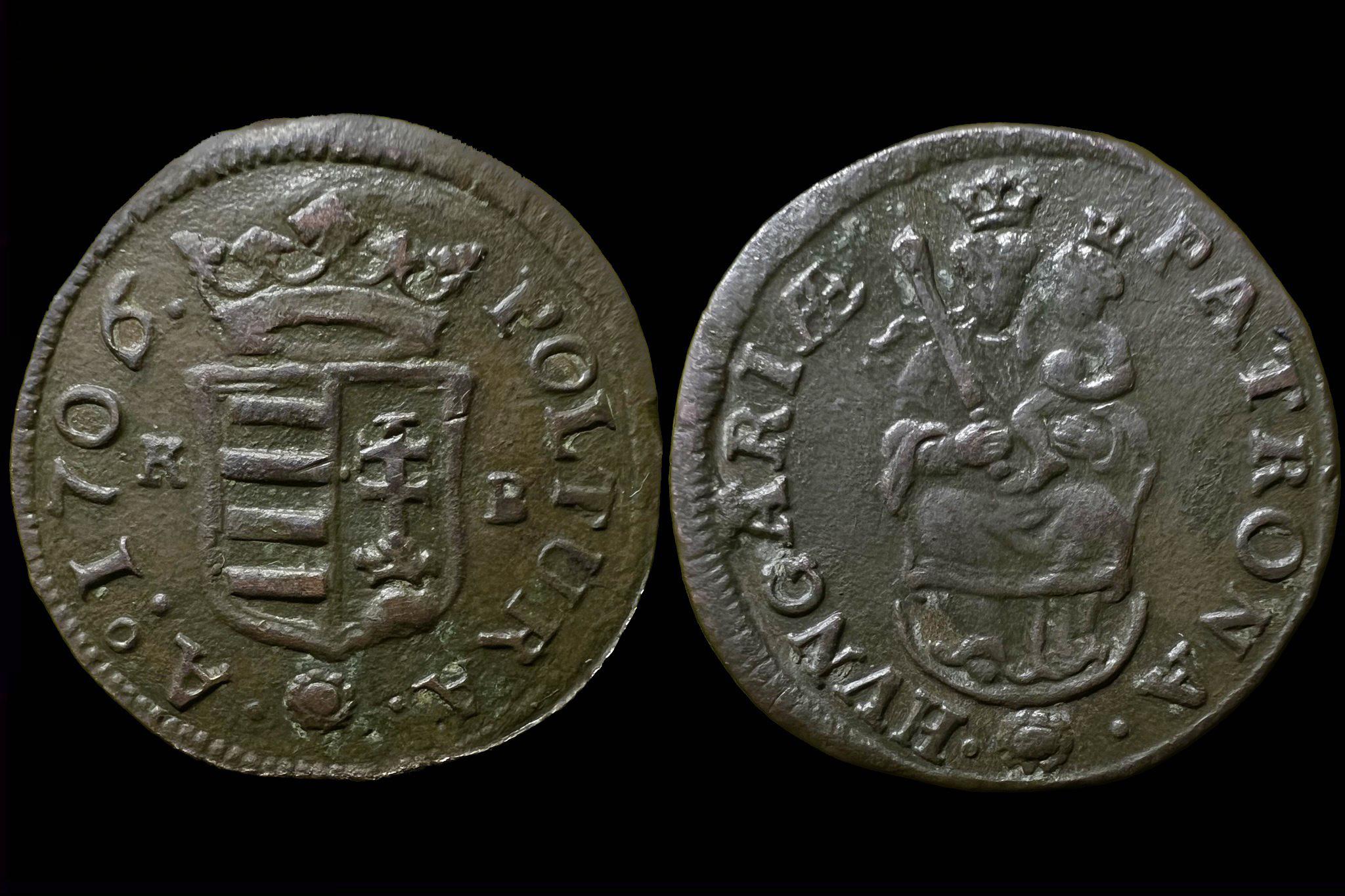 II.Rákóczi Ferenc poltura (1706) K-B Éh-1139 