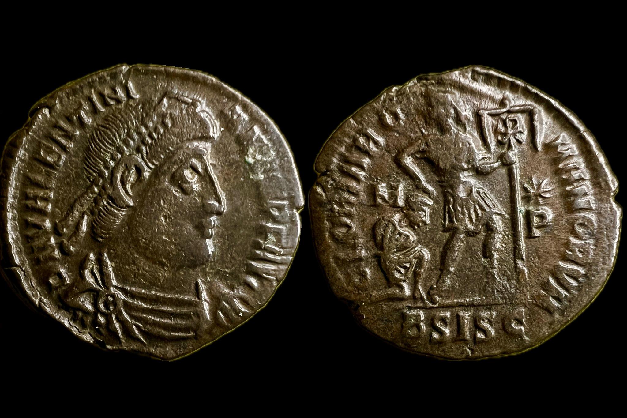 Valentinian (i.sz.364-375)SIS AE RIC 14a 