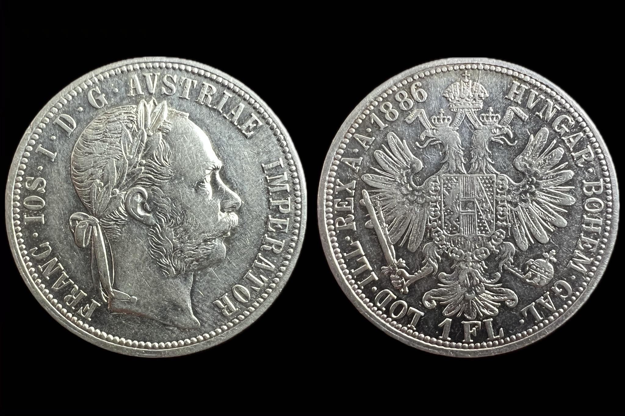 Franz Joseph 1 Florin (1886) KM2222 