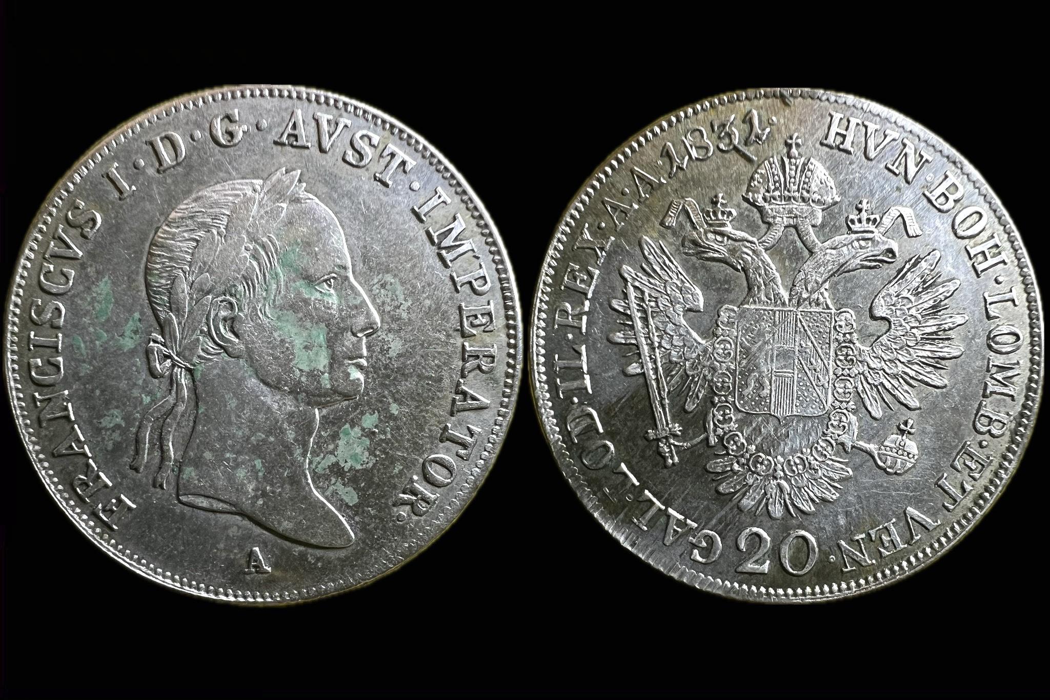 Franz 20 Kreutzer (1831)A KM2147