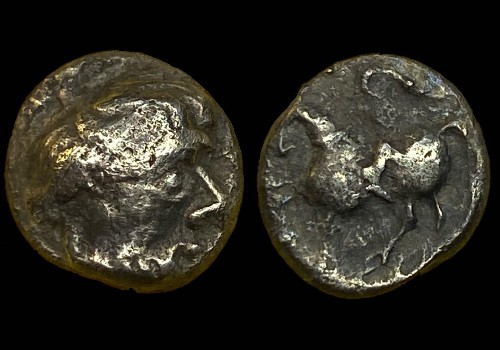 Kelta (Kapos-völgyi) Kaposi drachma (i.sz.II.-I.század) Dembski 1433 